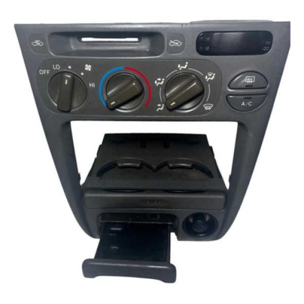 Moldura Central Painel Toyota Corolla 98/2002  Cinza-escuro Cinza Liso