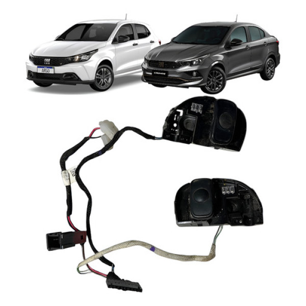 Botão Inferior Volante Fiat Argo Cronos 2019 2020 2021 2022
