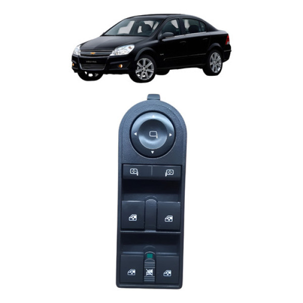 Comando Botão Vidro Elétrico D. Esquerdo Gm Vectra 2006 A 12