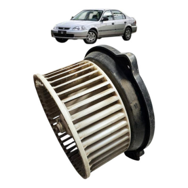 Motor Ventilador Ar Forcado Honda Civic 1996 1997 1998 1999 Preto