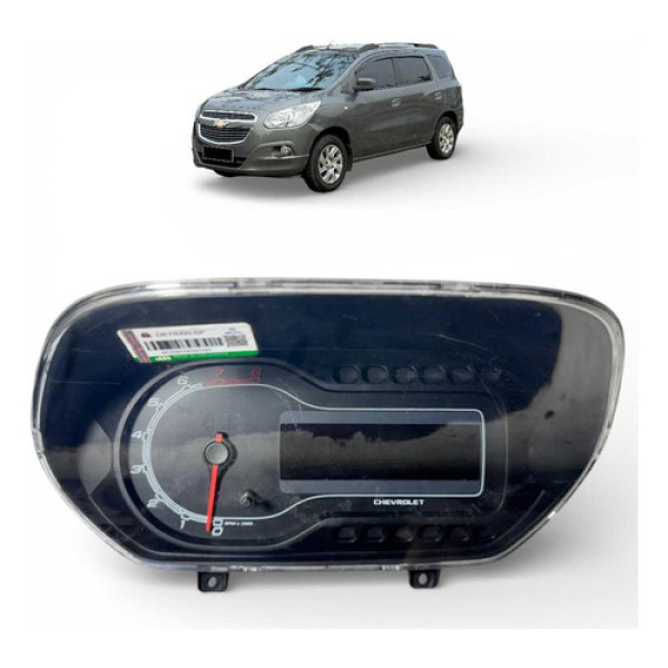 Painel Instrumento Chevrolet Spin Lt 2013 2014 Manual Preto