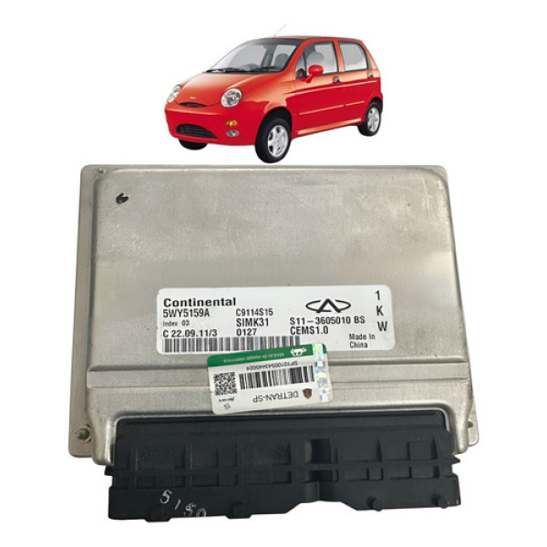 Módulo Central Injeção Chery Qq 3 1.1 2011 2012 5wy5159a