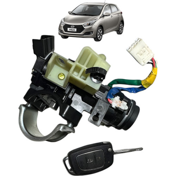 Cilindro Ignição Imobilizador Chave Hyundai Hb20 2014 2019