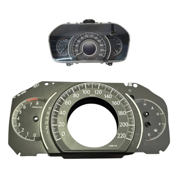 Acetato Para Painel Instrumentos Honda Crv 2013 2014 Preto Preto