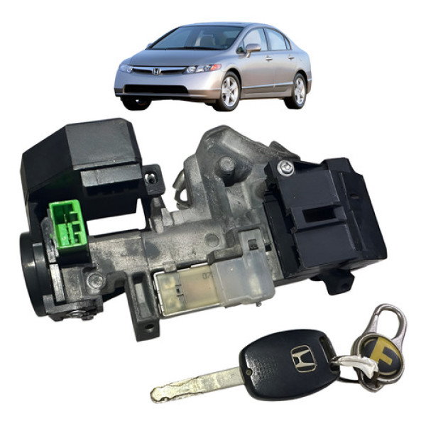 Cilindro Ignição Imobilizador Chave Honda New Civic 2008