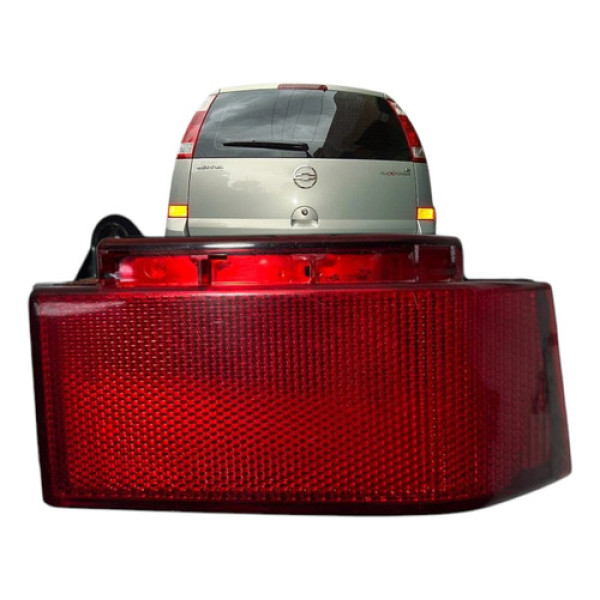 Refletor Parachoque Olho Gato Traseiro Meriva 2005 A 2012 Vermelho