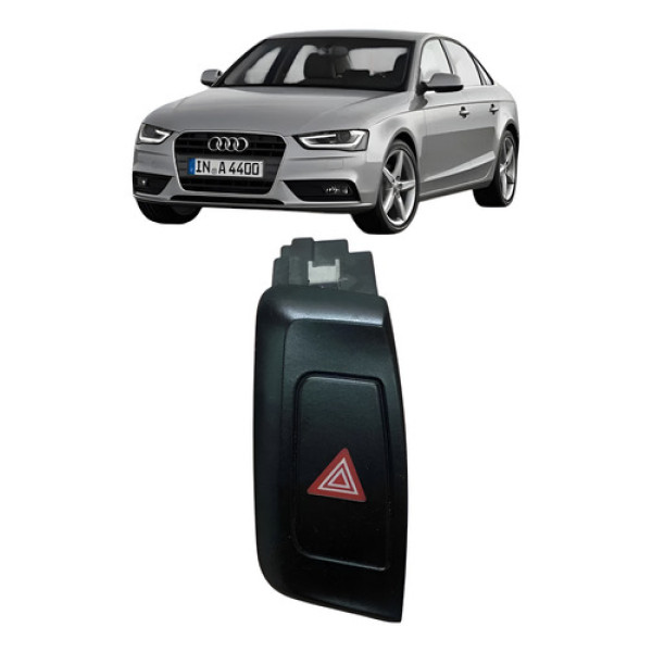 Comando Botão Pisca Alerta Audi A4 2013 2014 2015 Original Preto