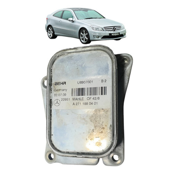 Radiador Trocador Calor Oleo Motor Mercedes C200 C180 C230