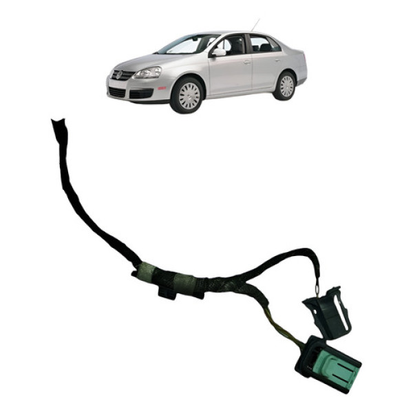 Chicote Botão Pisca Alerta Volkswagen Jetta 2007 2012 Vermelho