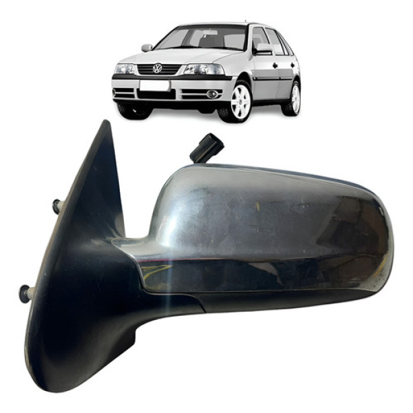 Retrovisor Esquerdo Elétrico Volkswagen Gol G3 2000 2001