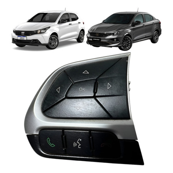 Comando De Volante Fiat Argo Cronos 2019 2020 2021 2022 2023
