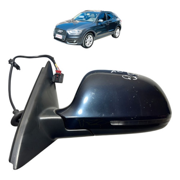 Espelho Retrovisor Elétrico Esquerdo Audi Q3 2013 2014 2015