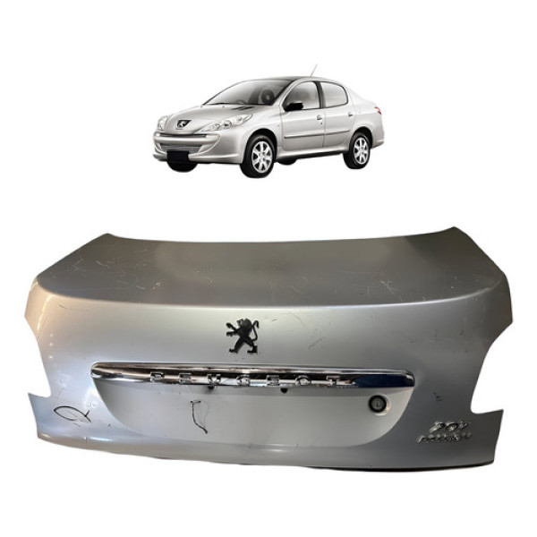 Tampa Traseira Peugeot 207 Passion 2009 2010 2011 2012 2013 Prateado