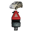 Botão Trava Porta Pisca Alerta Classe A A160 A190 Original Preto