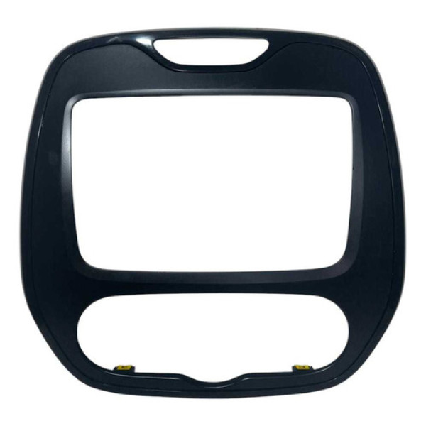 Moldura Radio Painel Central Renault Captur 2017 2018 2019 Preto Liso