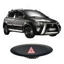 Botao Interruptor Pisca Alerta Toyota Etios 2013 Á 2020 Orig Preto