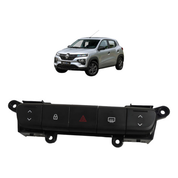 Botão Comando Vidro Pisca Alerta Renault Kwid 2019 2020 2021