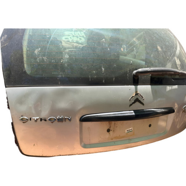 Tampa Traseira Citroen C3 2006 2007 2008 2009 2010 Prateado