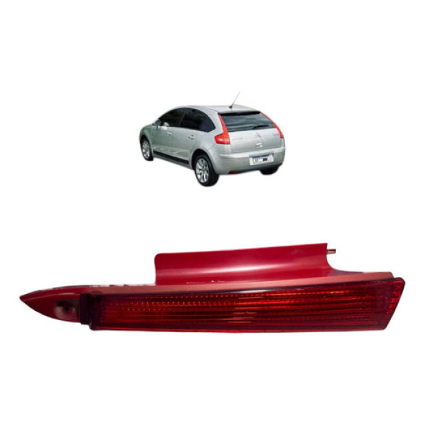 Refletor Lanterna Esquerda Citroën C4 Hatch 2008 2009 2010 Esquerdo/motorista Vermelho