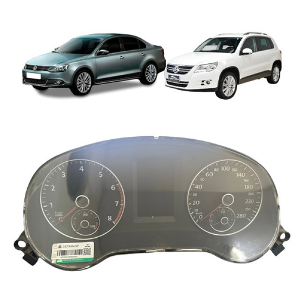 Painel Instrumento Volkswagen Jetta Tiguan 2011 2012 - Preto Preto