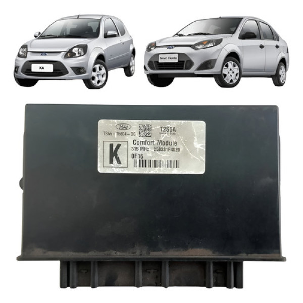 Modulo Central Conforto Alarme Trava Ford Fiesta Ká 2012