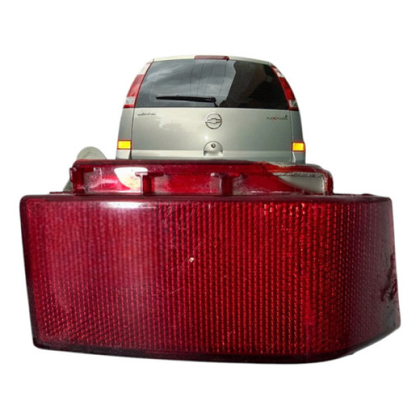 Refletor Parachoque Olho De Gato Traseiro Meriva 2005 A 2012 Vermelho