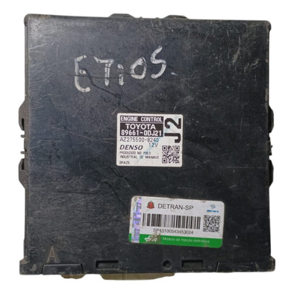 Módulo Central Injeção Toyota Etios 2014 2015 896610dj21