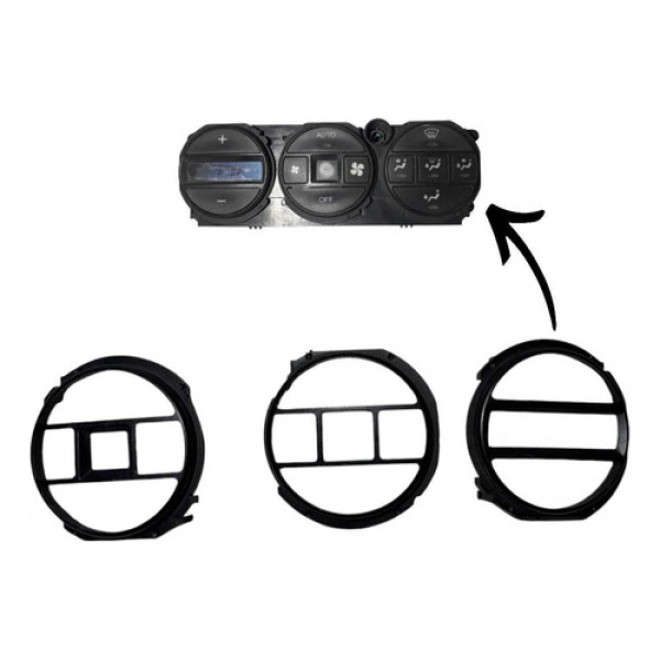 Moldura Dos Botões Comando De Ar Chevrolet Vectra 1997 1998