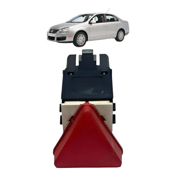 Botão Pisca Alerta Volkswagen Jetta 2007 2012 1k0953509a Preto