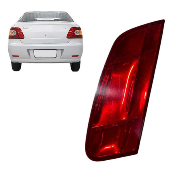 Lanterna Direita Mala Traseira Fiat Siena Original 2007 2008 Direito/passageiro Vermelho